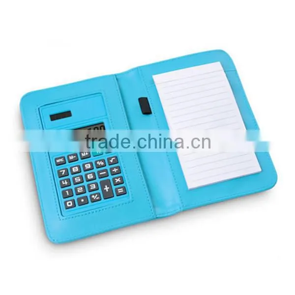 2016 popular multicolored pocket notebook with leather cover