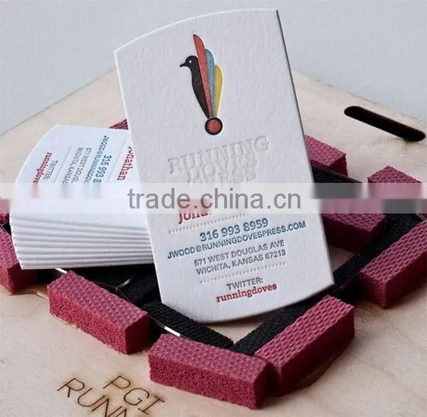 Special newest gold leaf business cards