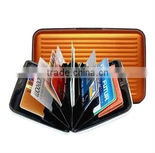 Credit card holder aluminum credit card case