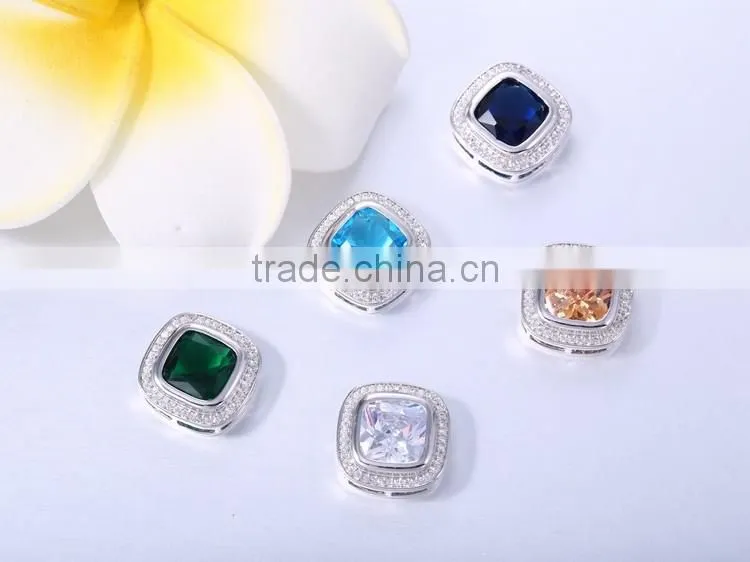 High quality small single stone pendant for necklaces