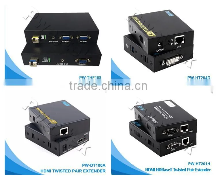 1080P 1310nm/1550nm factory fiber optic dvi transmitter receiver up to 10km