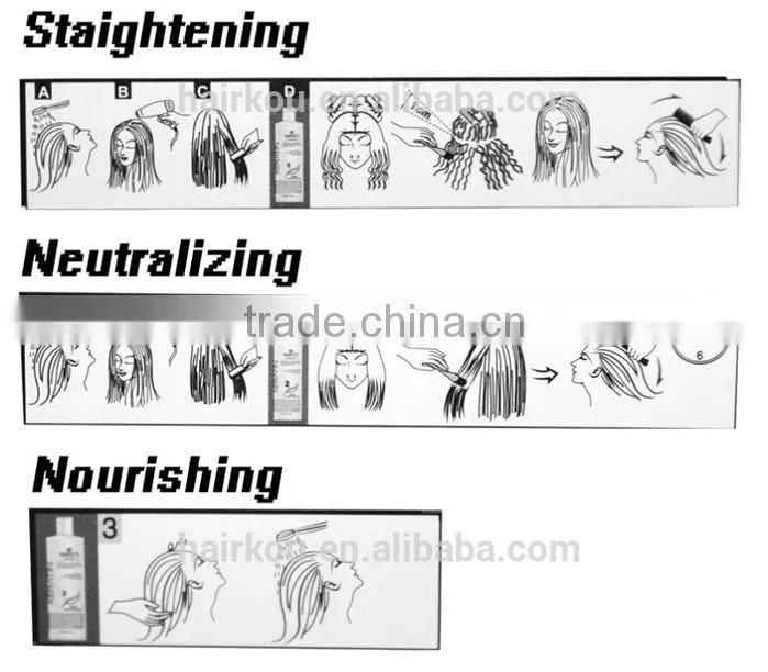 Newest Product in China Market 3 in 1Keratin Straight Hair Cream