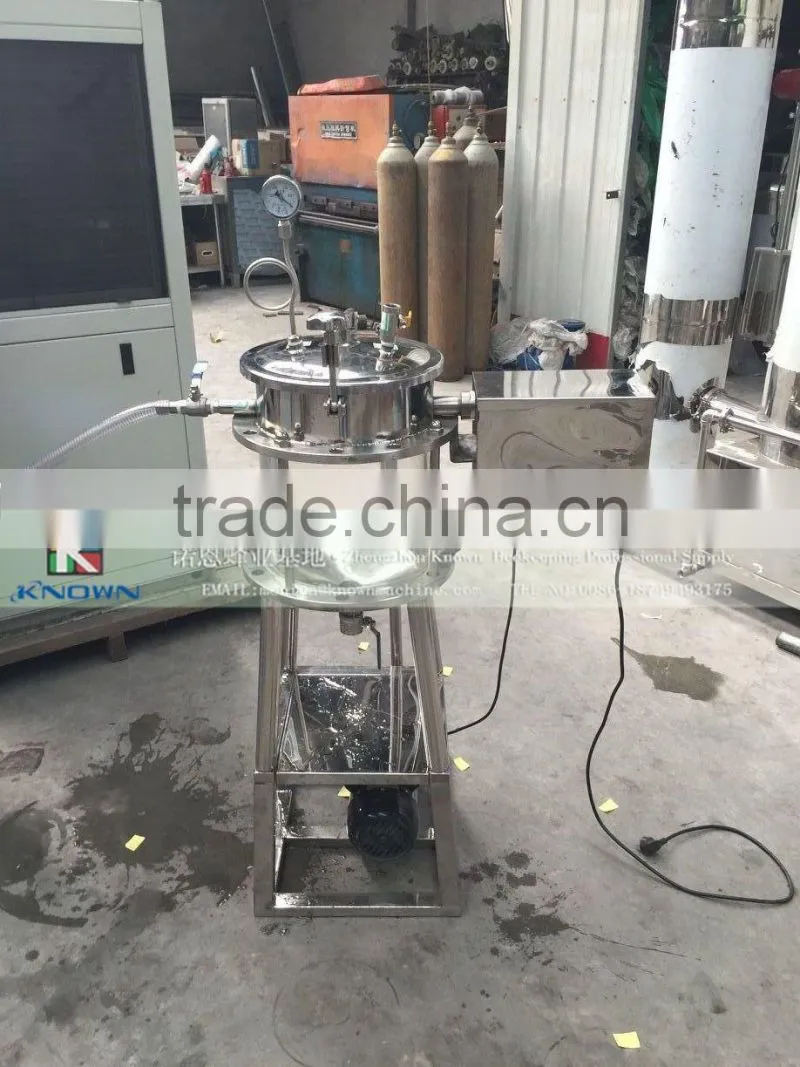 Stainless steel Vacuum Honey royal jelly filter /honey filting machine