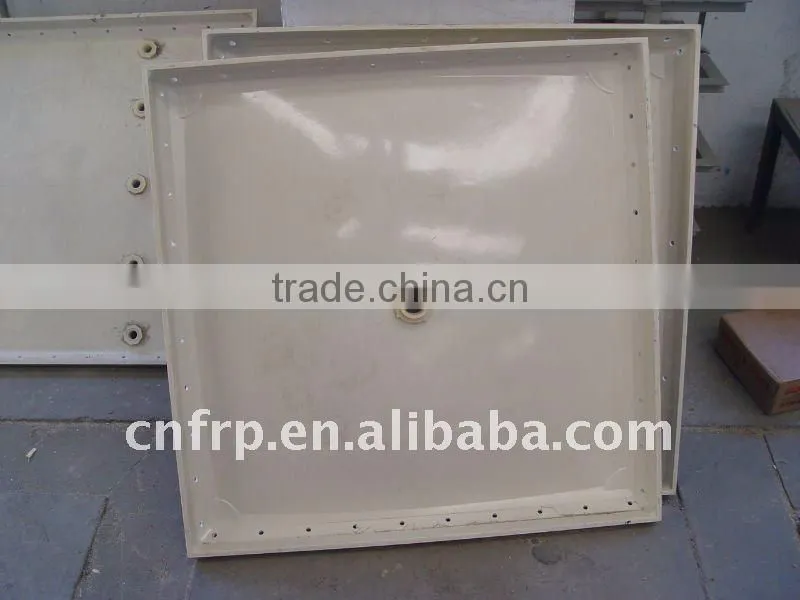 Assembled water tank with glass fiber reinforce panels