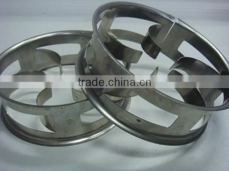 Metallic Ladder Ring Random Packings for rectifying towers