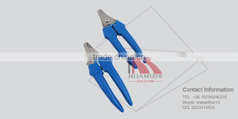 ear tag cutter with handle in blue 160*50 mm