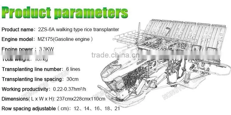 Hand Rice Planters Customizable Manual Seed Planter agricultural equipment 2ZS-6A