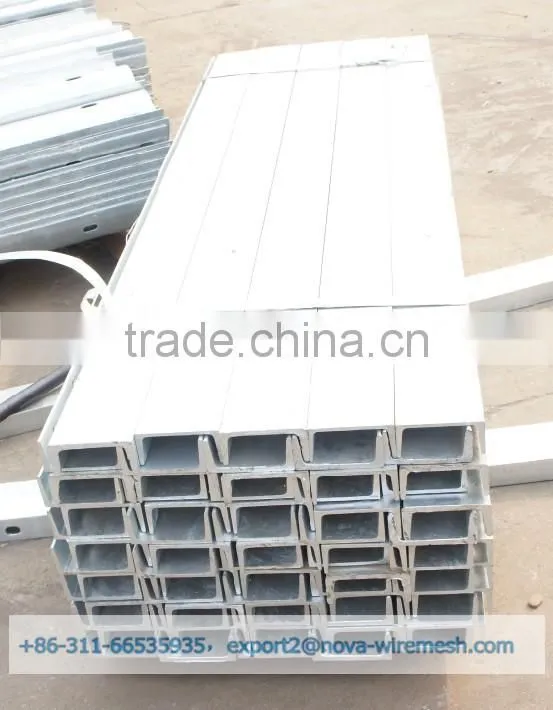 Factory price galvanized highway guardrail