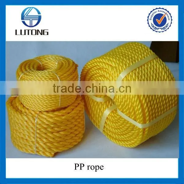 best quality 3 strands twisted Polypropylene rope