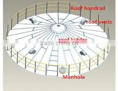 fumigation silo metal bolt bins maize storage tank