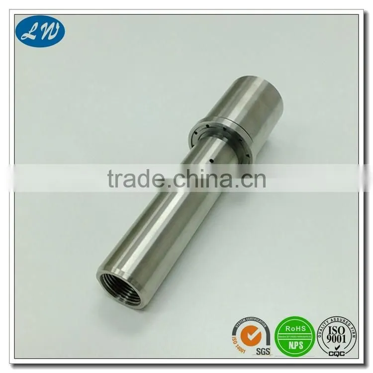 OEM customized high precision hollow steps tube shaft with THD