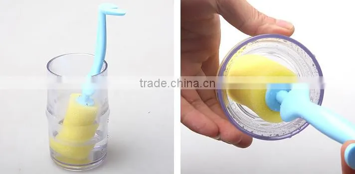 creative gentleman cup cleaning brush colorful cartoon cup cleaner