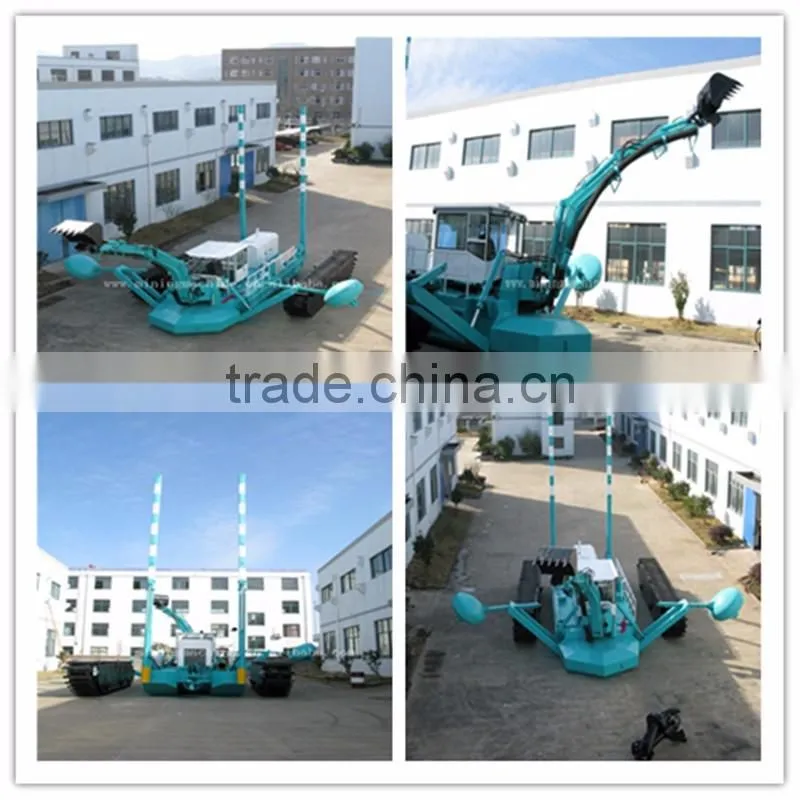 Watermaster with Excavator bucket and cutter head