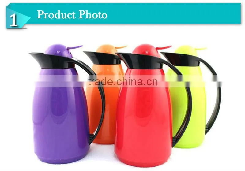 1L Glass liner plastic outer vacuum jug ,juice vacuum jug,milk jugs(JGUC)