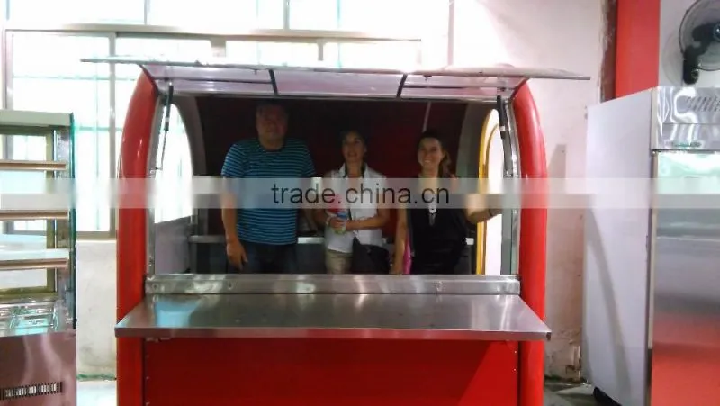 Multifunction mobile food cart with wheels, food grilling cart,shawarma food cart ZQW-C2