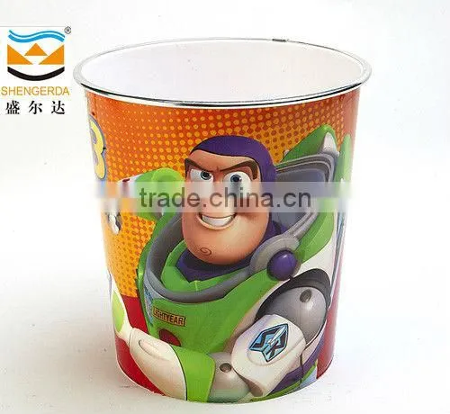 Disney decorative waste paper bins factory 3 bin trash can