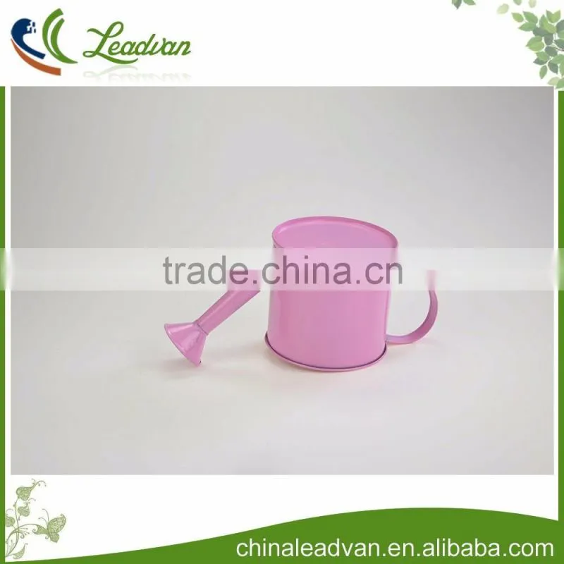 promotional cute decorative watering can with handle and long spout