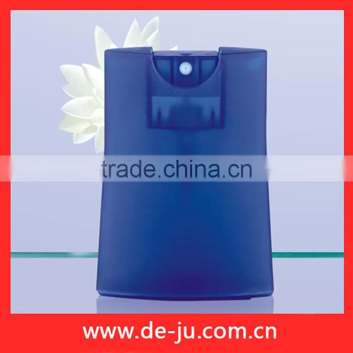 Plastic Blue Pocket Credit Card Perfume Bottle