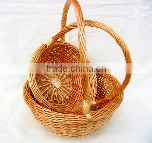 Handmade High Quality Wedding Gift Fruit Basket Decoration,Wedding Basket Decoration