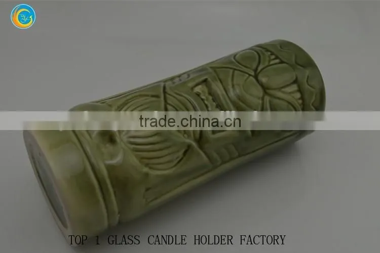 Customized Ceramic tiki mugs wholesale