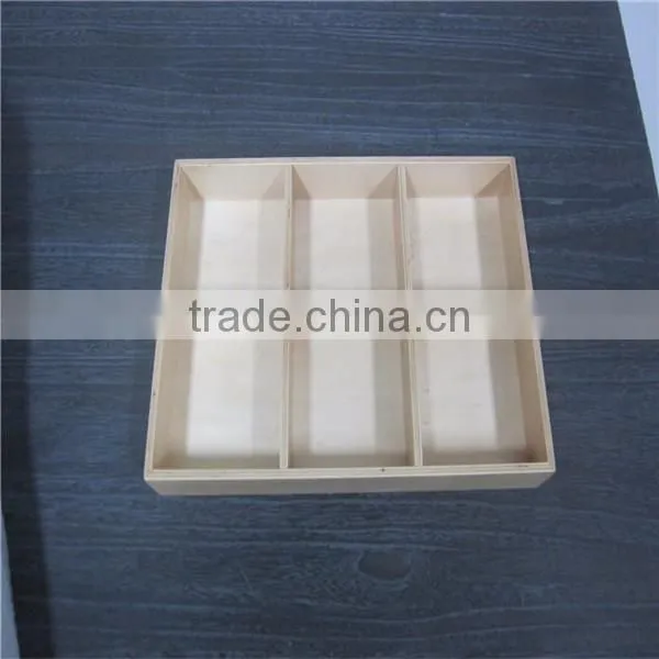 cheap unfinished hand painted wood tray