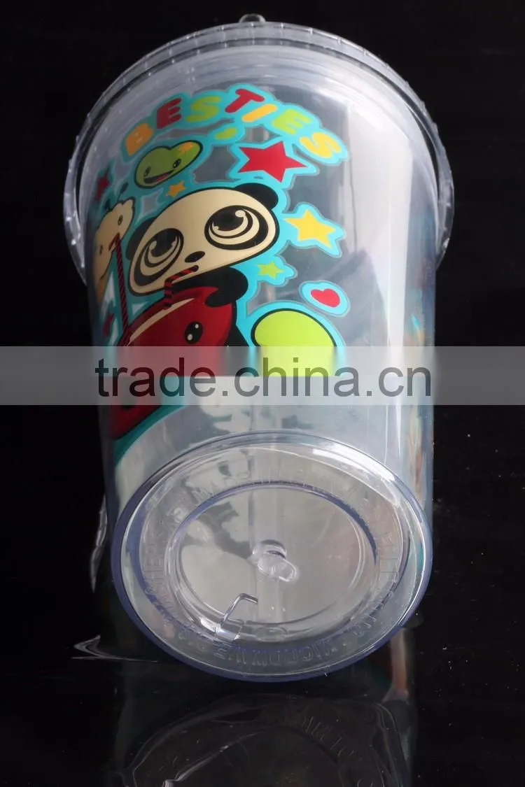 BPA free popular gift ps changing colors cups with OEM