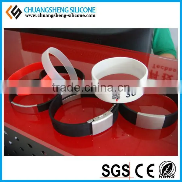wholesale silicone bracelet wrist jewelry embossing printing wristband candy color beadlet silicone decoration hot sale jewelry