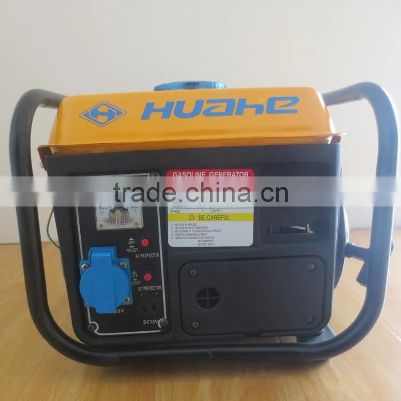 0.65kw portable gasoline generator,1 cylinder gasoline engine