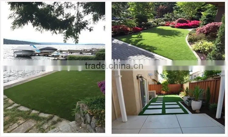 30mm height U shape garden artificial grass