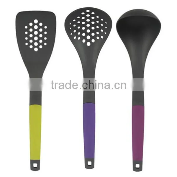 NY-6731 3 Piece Stand Nylon kitchen utensil set