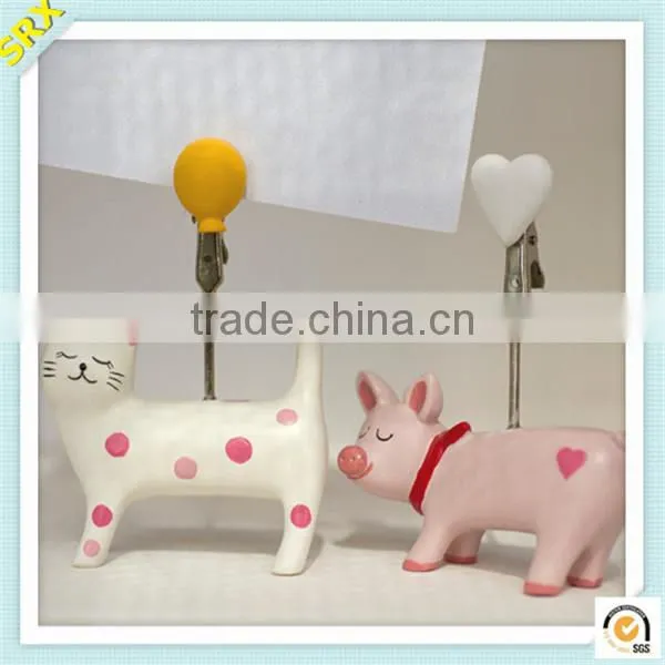 Small pet memo clip holder OEM mini memo pad holder plastic clip
