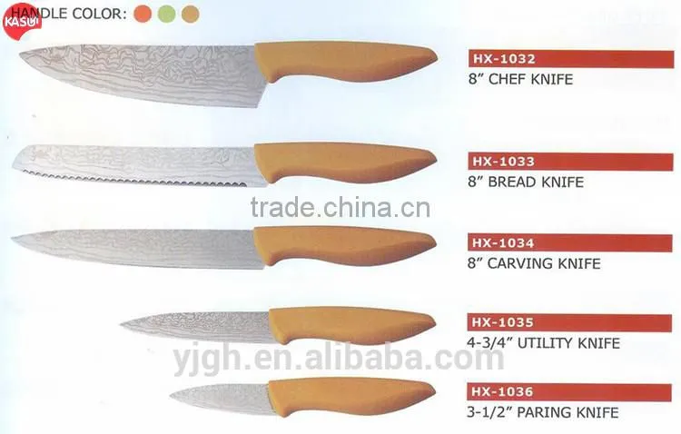 HX-1036 new products beautiful deco blade paring knife vegetable tools