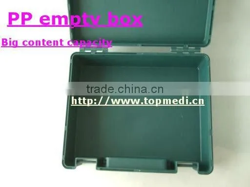 topmedi cheap top quality durable lightweight large PP plastic empty first aid box