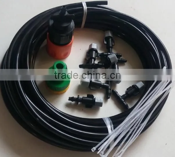 OEM factory price wholesale cheap 10m 10pcs nozzles DIY Water Mist fog Cooling nozzle System