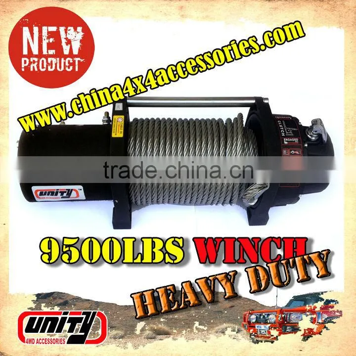 China 4x4 accessories winch wireless remote control 12v 24v