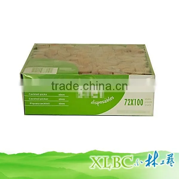 Nature Cello wrapped box bamboo toothpick