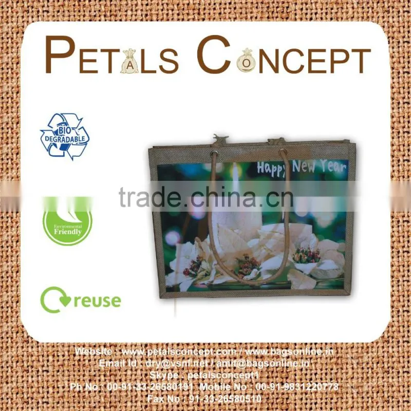 Exclusive jute promotional gift bag