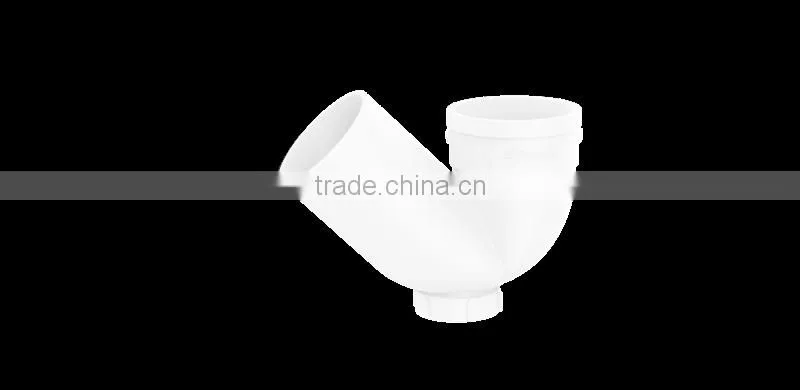 Factory price Manufacturer good quality PVC Fitting UPVC Rubber Joint plastic fitting for drainage GB 90DEG elbow with door