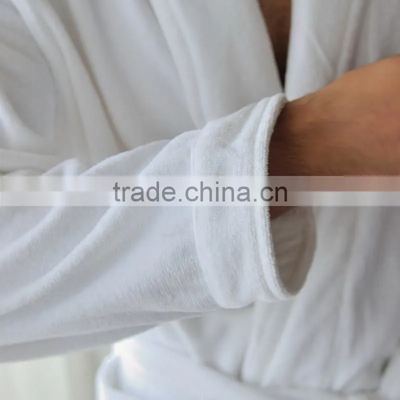 men's 100%cotton velour robe,Bathrobe,bath gown,sleepwear,nightwear