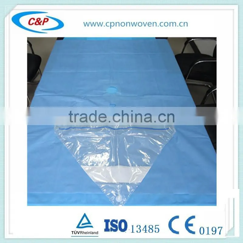 Urology Set TUR Drapes Packs With Collection Pouch , Surgcial Gown