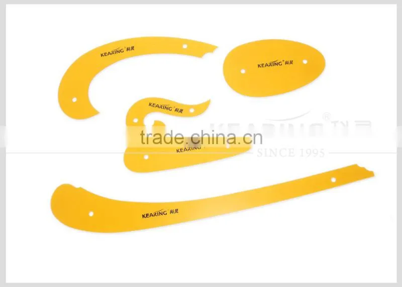 Flexible plastic hip curve ruler for bra pattern making 1.2mm thick 5pcs per set #1305S