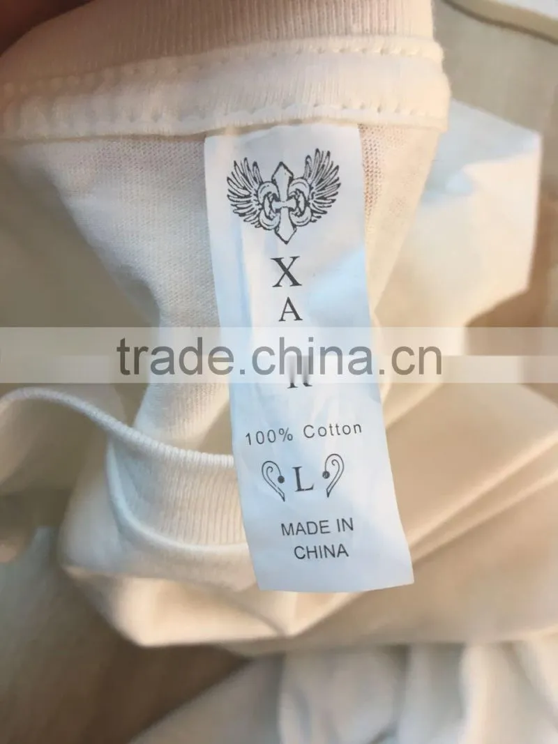 GZY wholesale cotton white t-shirt men
