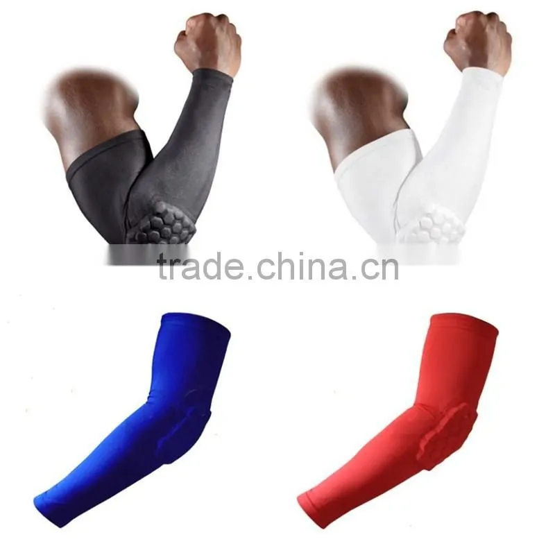 Blank China hot sale compression padded compression arm sleeves