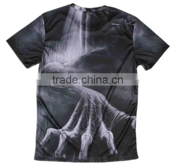 High quality oem design men clothing all over sublimation printing custom t-shirt