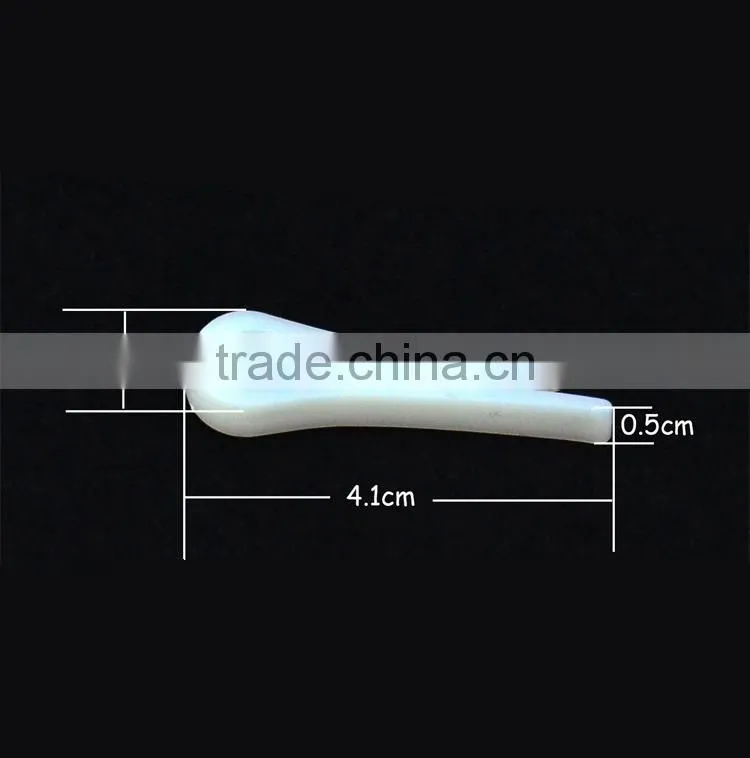 4.1*1.2*0.5cm Strong White Color Garment Packing Plastic Clips