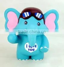 Novelty Resin Elephant kids money box for promotion