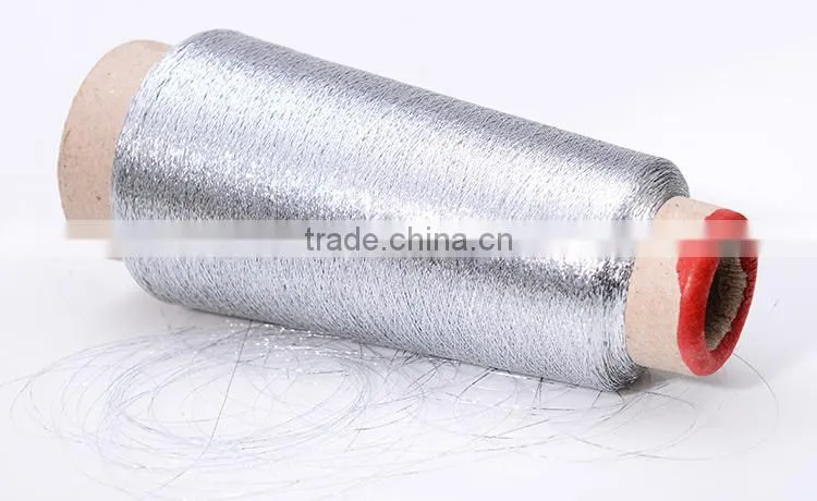 Silver lurex yarn