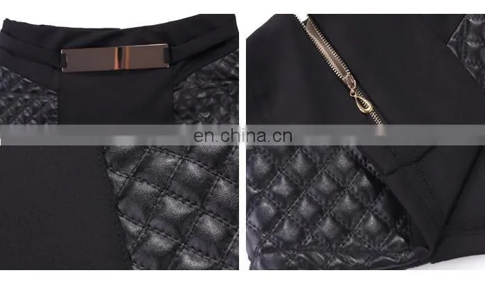 Sequins Belt Side Leather Fancy Skirt Top Designs