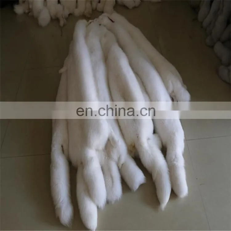 Factory Price Real White Fox Fur Skin /Dyed Fox Fur Skin Pelt From China