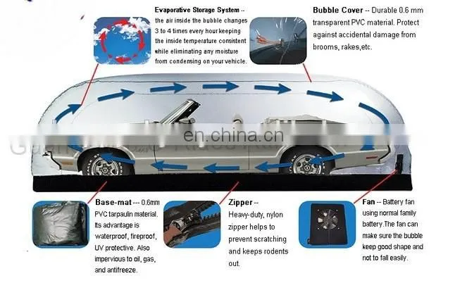 car garage inflatable tent,inflatable cube tent, giant inflatable garage bubble tent for sale